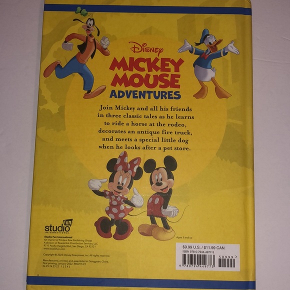Disney NWT Go On An Adventure with Mickey Mouse Children’s Book OS - Picture 4 of 5